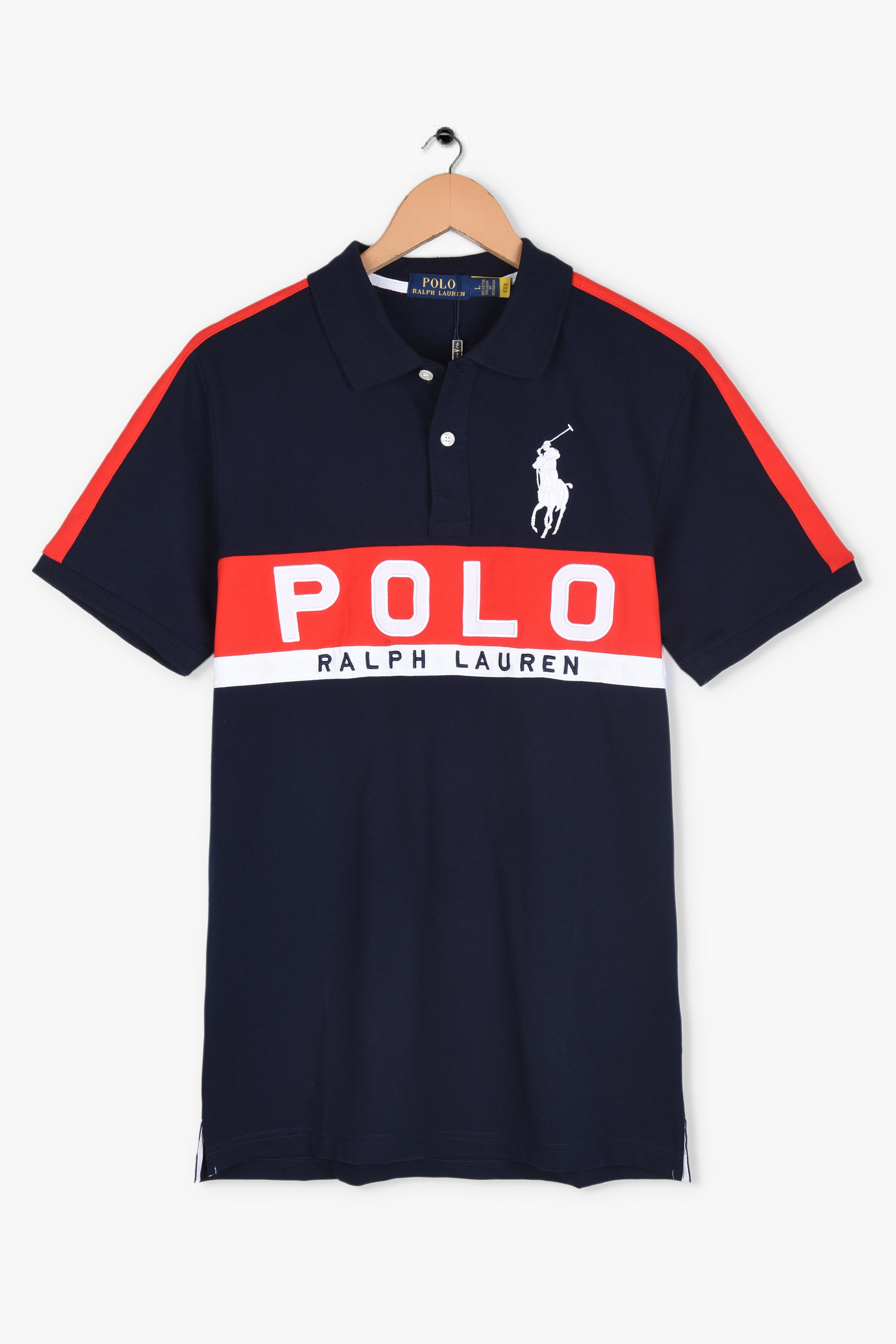 POLO CONTRASTING LOGO POLO SHIRT