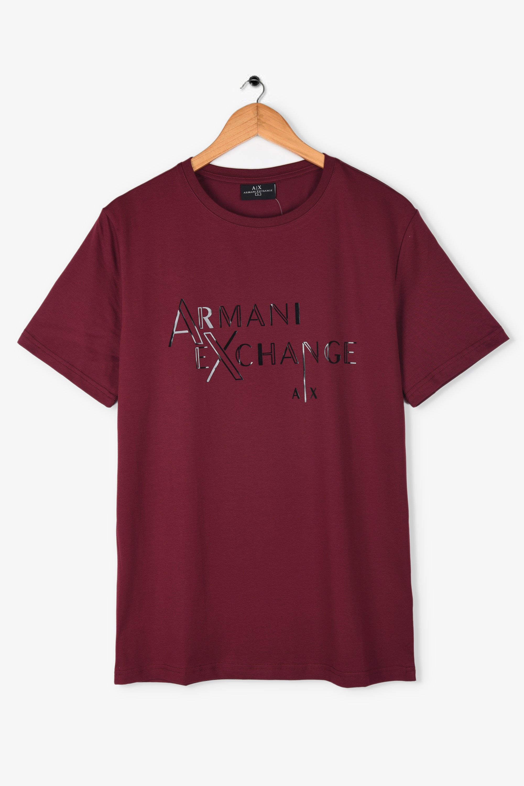 ARMANI ENLARGED LOGO TEE