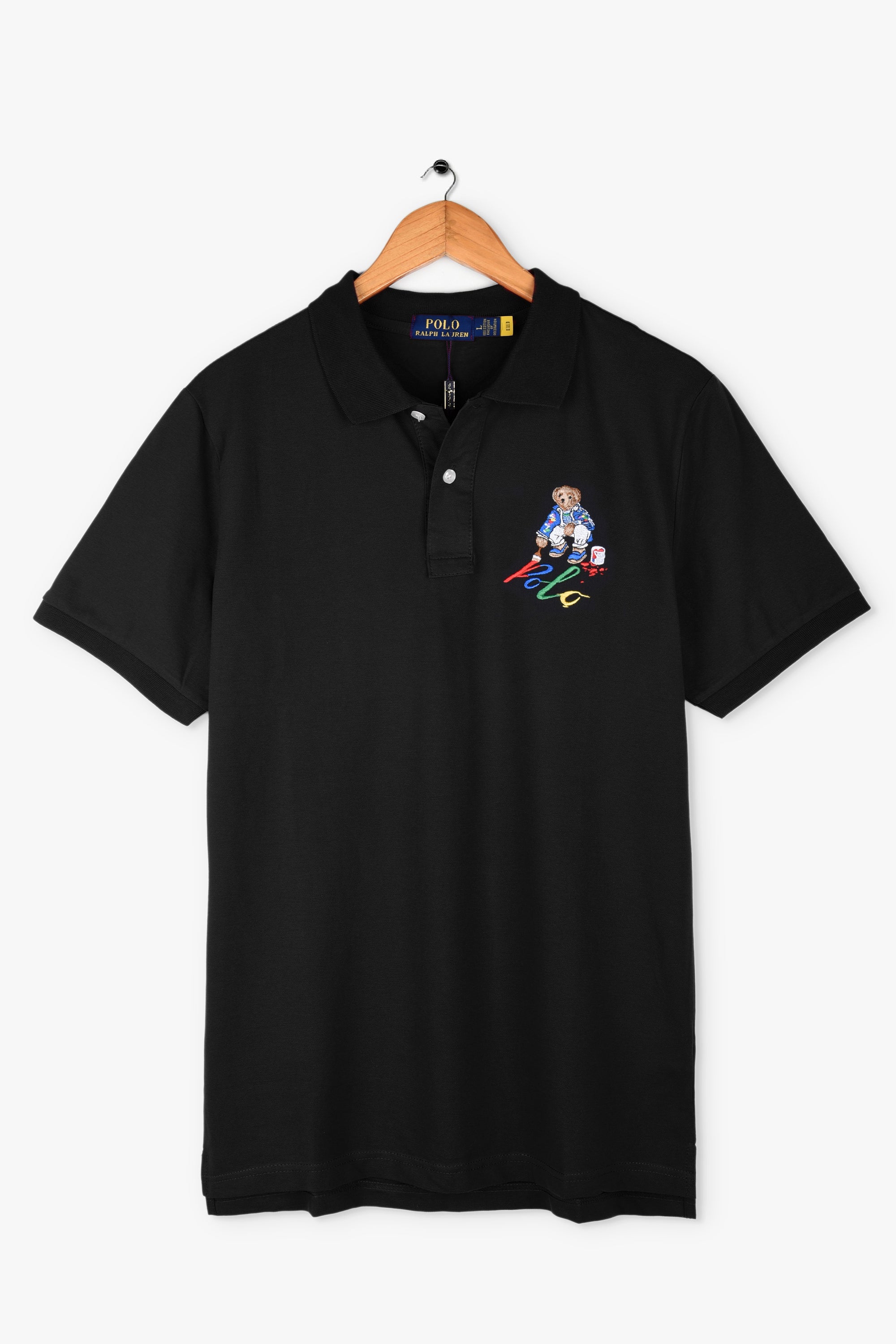 PAINTING BEAR POLO SHIRT