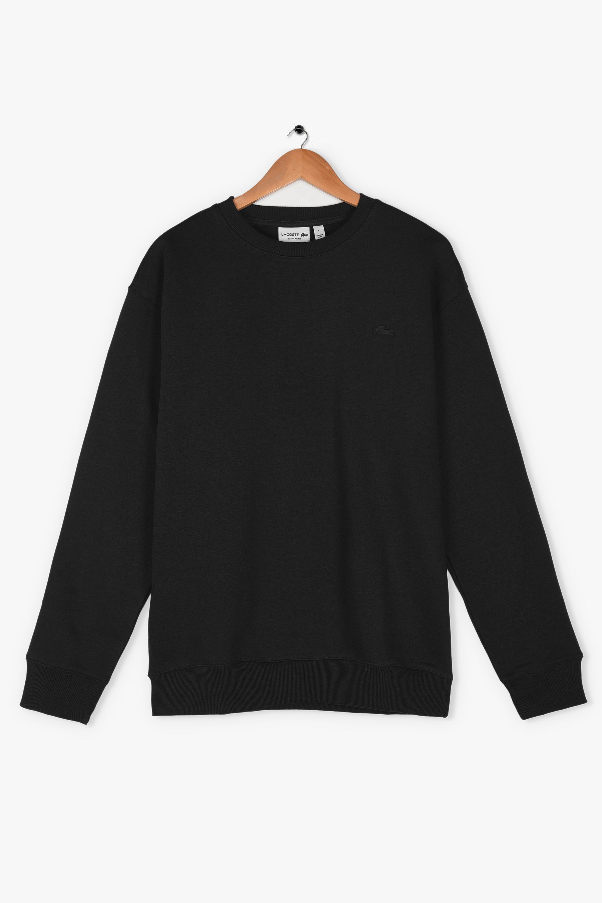 LACOSTE OverSized Classic Sweatshirt (Black)