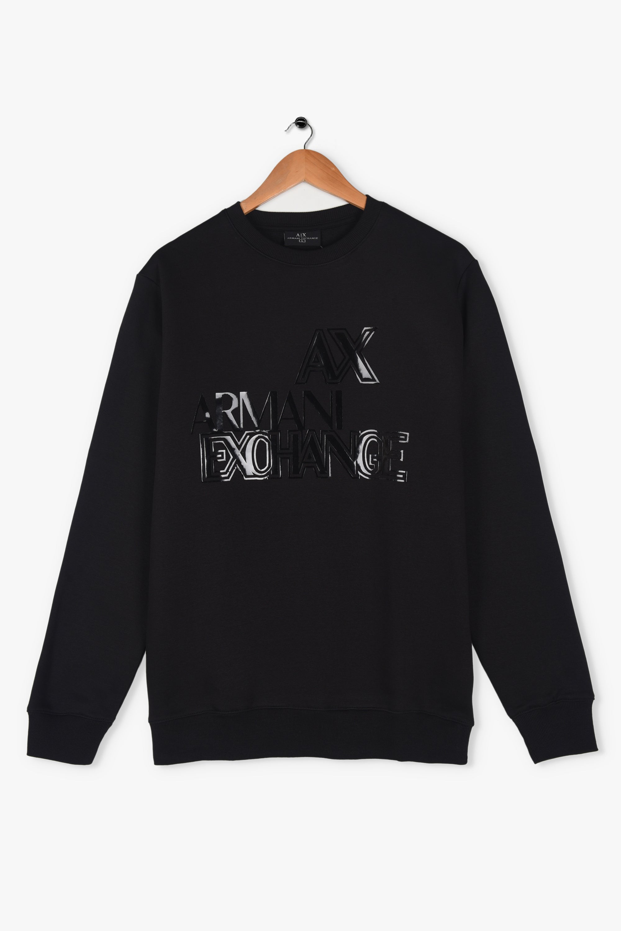 ARMANI ENLARGED LOGO SWEATSHIRT