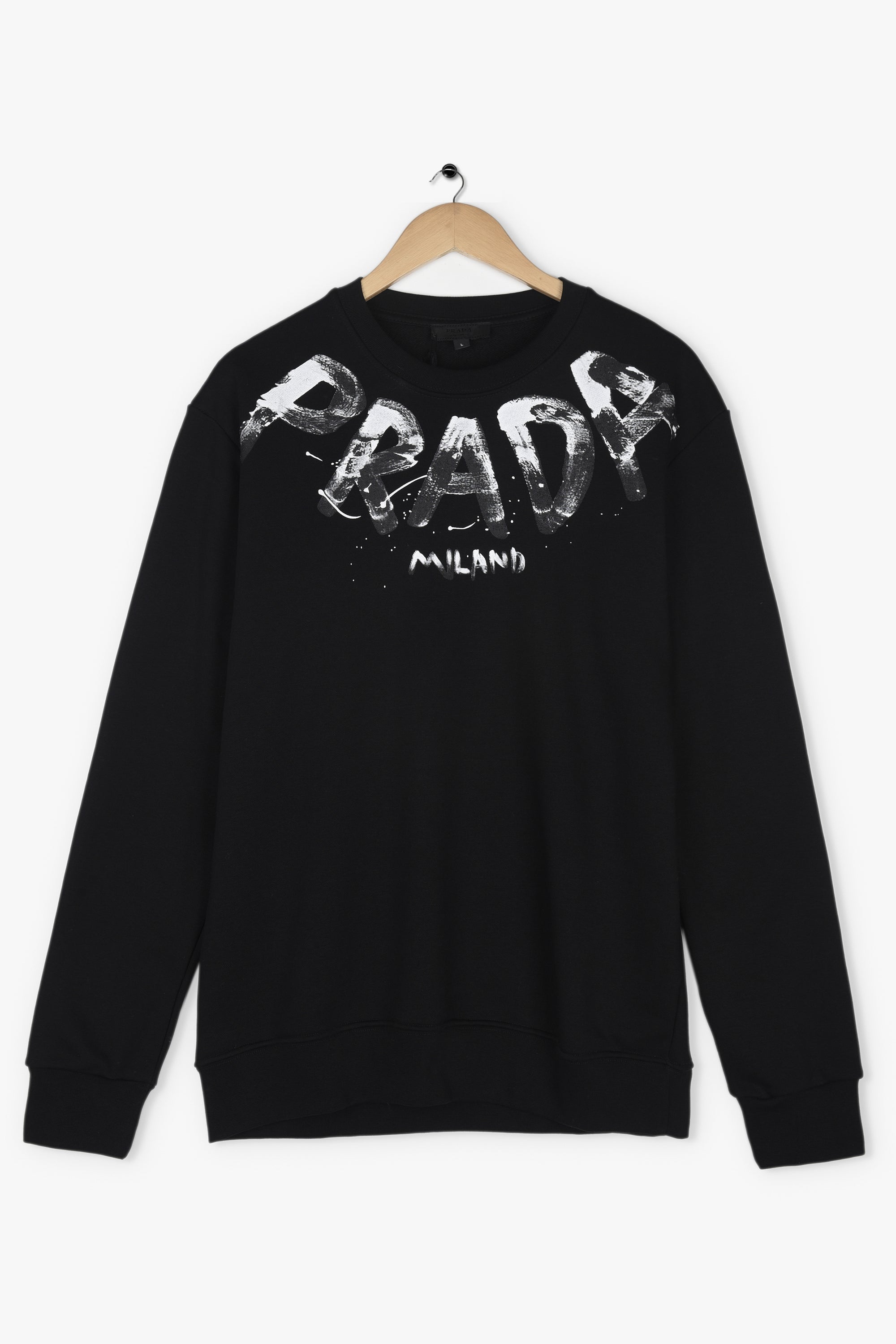 PRADA PAINT PRINT SWEATSHIRT