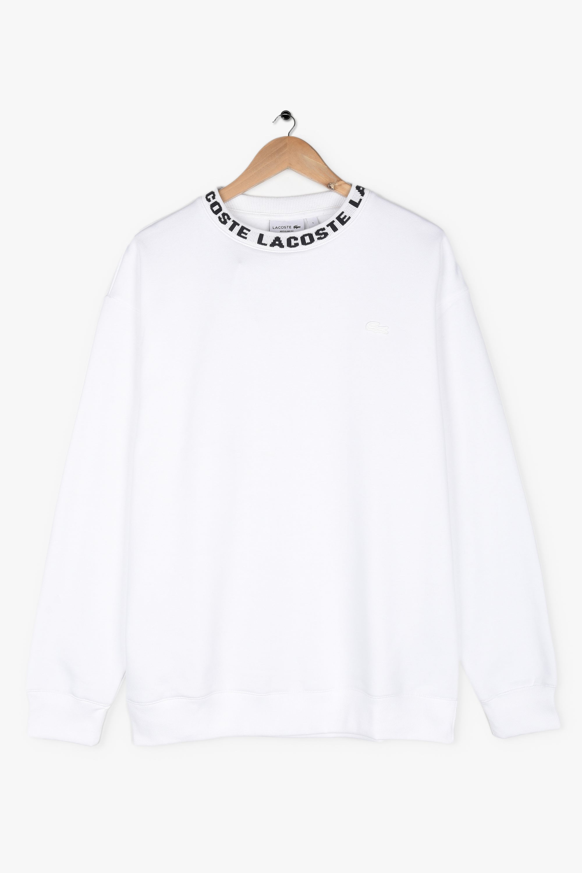 LACOSTE JACQUARD COLLAR FLEECE Sweatshirt