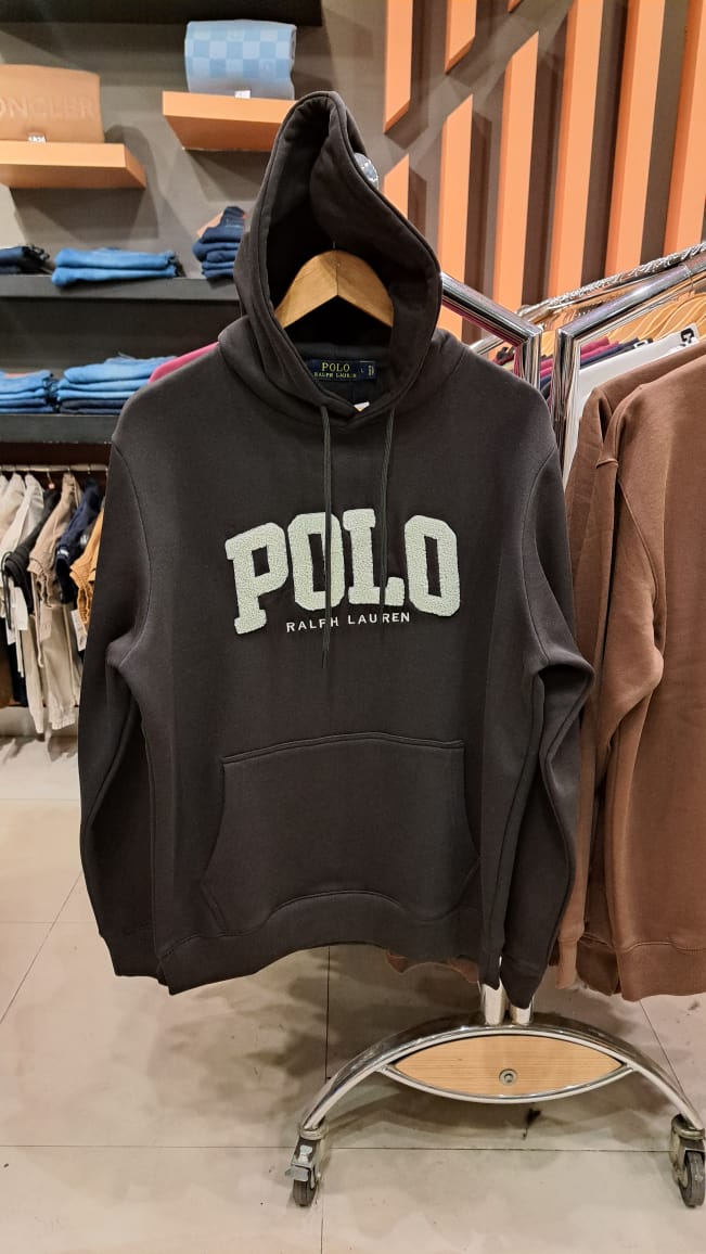 RALPH LAUREN APPLIQUE LOGO HOODIES