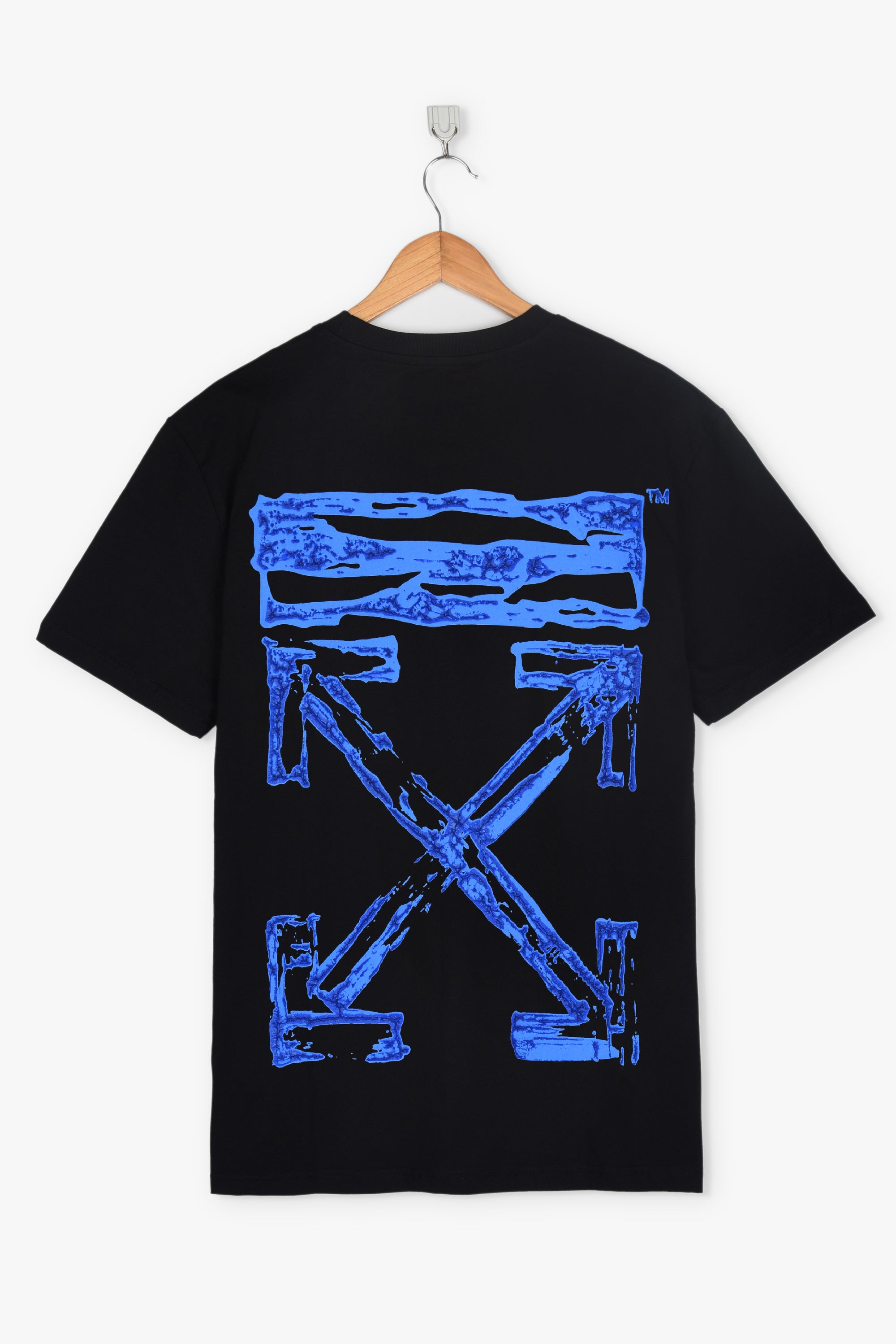 OFF-WHITE BLUE METAL ARROW TEE