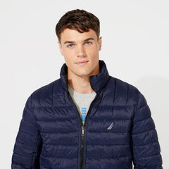 NAUTICA REVERSIBLE LIGHT WEIGHT PUFFER JACKET